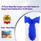 10 Pieces Royal Blue Caspari Lace Chair Sashes for Elegant Event Seating Décor 9x108 Inches